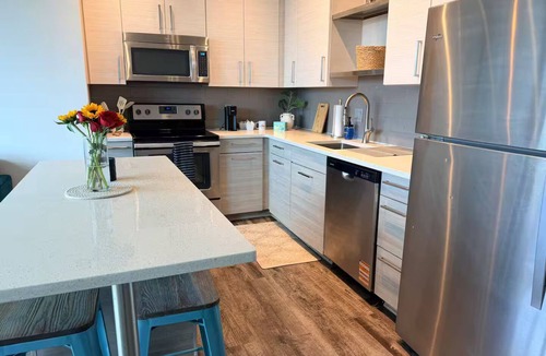 Peachtree Center Apartment | Modern Stylish 1BR Loft Apartment/Washer & Dryer