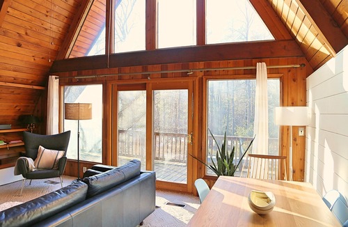 Saugerties House | Modernized A-Frame Chalet in the Heart of the Hudson Valley