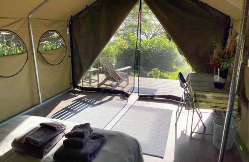Kealakekua Apartment | Monkeypod Canopy with Shared Bath and Common House