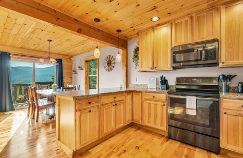 Sunday River Area Cabin | Mountain View Chalet with Hot Tub and Game Room