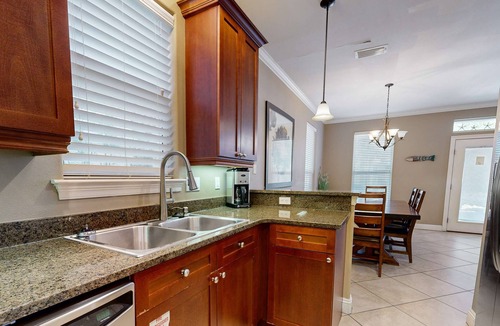 Villages of Crystal Beach House | Nautical home in gated community with pool, hot tub & beach access