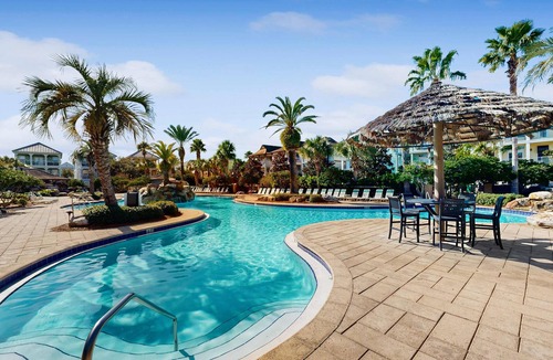 Villages of Crystal Beach House | Nautical home in gated community with pool, hot tub & beach access