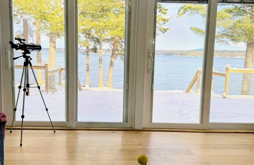 Hancock House | Newly Listed Oceanfront Gem! 'Whale Rock Haven' Taunton Bay 30 Min to Bar Harbor