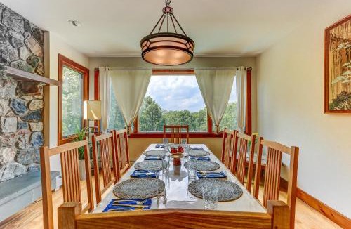 Beemerville House | Peaceful Mountian Oasis: Firepit, Hot Tub, Sauna!