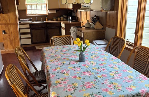 Peru House | Private Sandy Beach, Kayaks, Mountain Views, Beach Bonfires, Bikes, Pet-Friendly