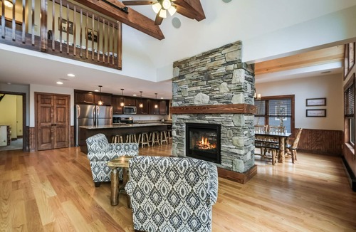 Lake Harmony Estates House | Rainier by PMR, 8BR, Elevator, Outdoor Fireplace, Double Kitchen, Sleeps 26