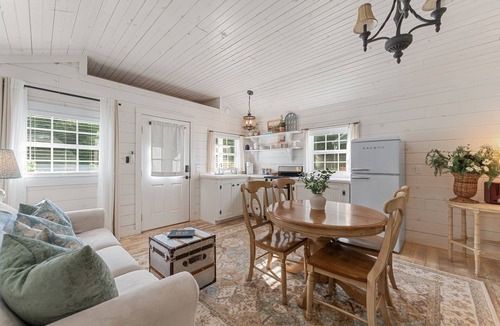 Blue Eye Cottage | Relaxing Wooded Retreat | Pool Access, Near Dogwood Canyon and Thunder Ridge