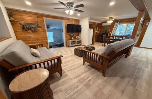 Livingston Manor House | Renovated Creekside Retreat: Fire Pit, Sleeps 13 Near Livingston Manor
