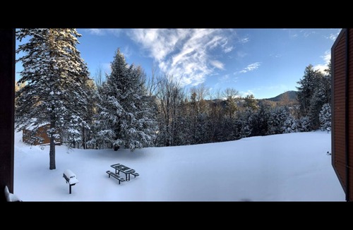 Bartlett Condo | Renovated Nordic Village condo-book now for summer fun in the mountains!