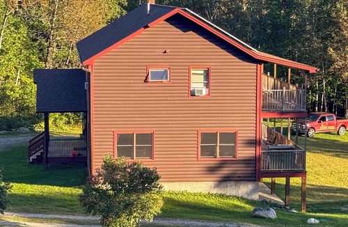 The Forks Cabin | Riverfront Queen Room in West Forks, Maine