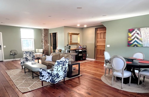 Little Falls House | Rustic-chic carriage house with WiFi, AC and breath taking views