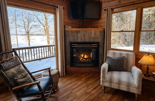 Northeast Somerset Cabin | Rustic Retreat with Lake Access and Outdoor Deck in Rockwood, Maine