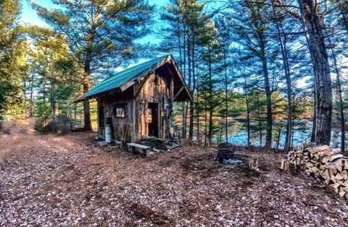 Glenfield Cabin | Secluded and Off-Grid, Pet Friendly Cabin on Private Pond in Glenfield, New York