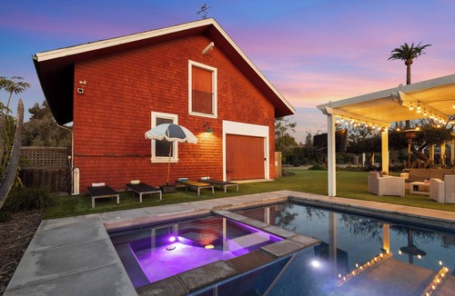 Lincoln Acres House | Spacious Historic Estate Pool, Spa & Lush Private Grounds