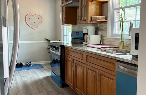 Church Street House | Spacious Riverdale Home with Game Room & Huge Backyard Deck, Close to Airport