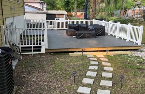 Church Street House | Spacious Riverdale Home with Game Room & Huge Backyard Deck, Close to Airport