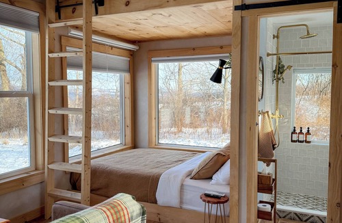 Minden House | The Stead- A tiny home on an Alpaca farm in the beautiful Mohawk Valley.