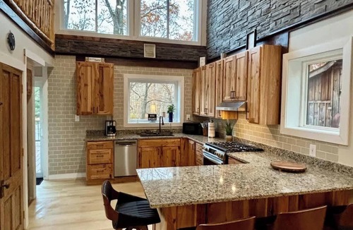 Tidioute Cabin | Tidioute Riverfront Chalet - Pet Friendly - Across from Game Lands