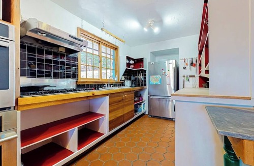 Pittsfield House | Tranquil retreat with generous deck, fitness area, & amazing views