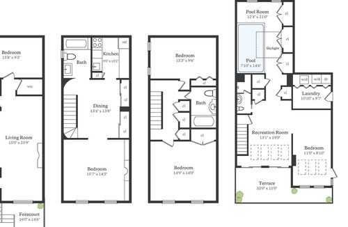 Upper East Side House | TWO UNITS AVAILABLE LARGEST TOWNHOUSE/GROUND HM 11 BEDROOMS 9 BATHROOMS COMBINED