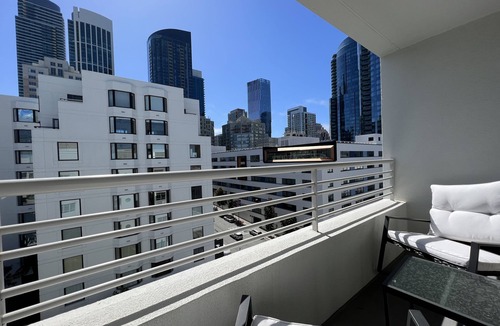 South Beach Apartment | Water view Modern Accessible Comfortable Corner Unit with ample light and sun