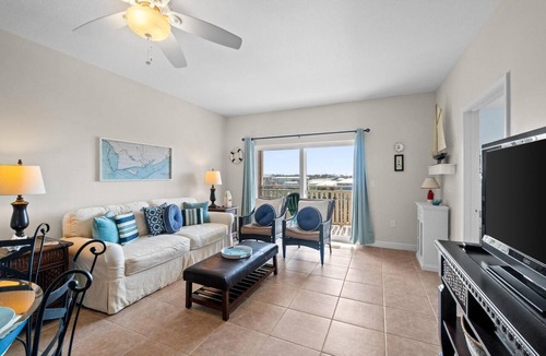 Waterside Village Condo | Waterside Village 408 - Stunning Gulf Views, Pool + Day Dock - Summer SALE!