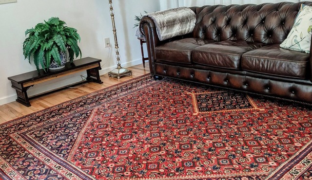 1901 Storefront Studio: King Saatva Bed & Retro Charm