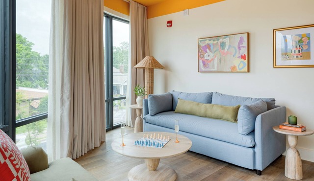 2BR Accessible Suite at The Gilmore w/Rooftop