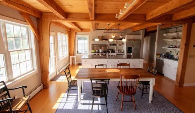 A modern, private retreat situated on 114 acres of creek, pasture, & woodlands.