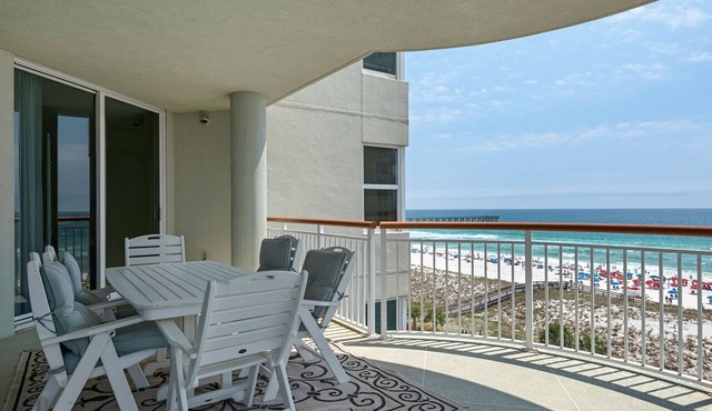 Beach Colony West 6D 3BR/3BA Gulf Front w/Beach Chair Service