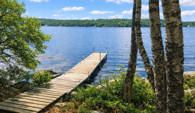 Brewer Lake Cabin with Private Dock