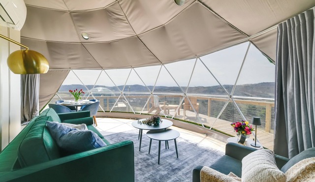 Catskills Glamping at ‘The Deer Dome’ in Franklin!