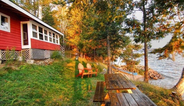 Charming Log Cabin Just Steps Away From Beatiful Rangeley Lake