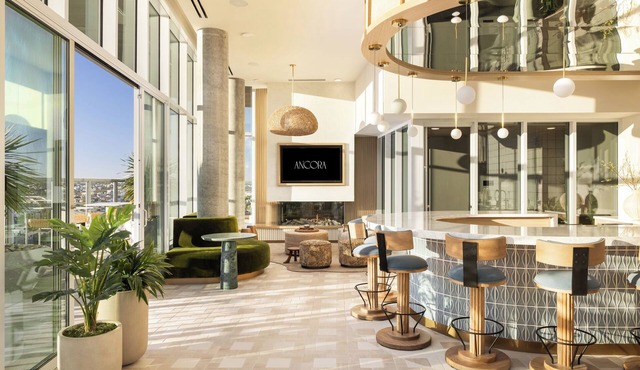 Chic Interiors + Rooftop Amenities | Pool, Spa, Fitness | Little Italy | Ancora