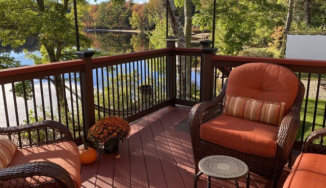 Closest Lakefront Log Cabin with Stunning Views & Expansive Private Lawn