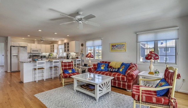 Free Golf at Bear Trap Dunes and MORE! Awesome family vacation home nestled in the heart of downtown Bethany Beach and only a short stroll from the surf and sand!