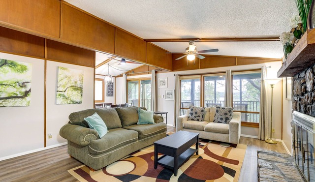 Lakefront Garfield Retreat w/ Deck, Patio, & Views
