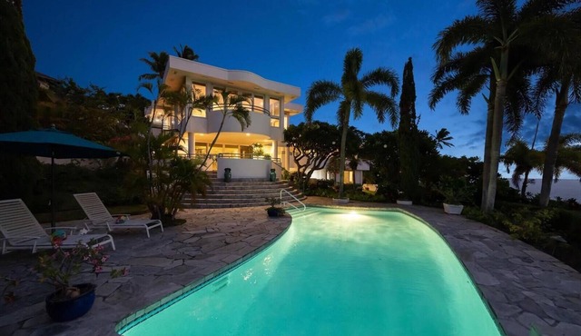 Large Luxury Home with private Pool and Panoramic Ocean Views