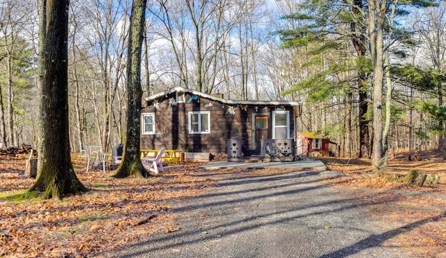 Mtn Views + On-Site Hiking Trails: Catskills Cabin