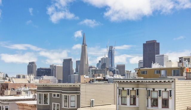 No Beach/Russian Hill 2br/2ba beautiful Edwardian flat