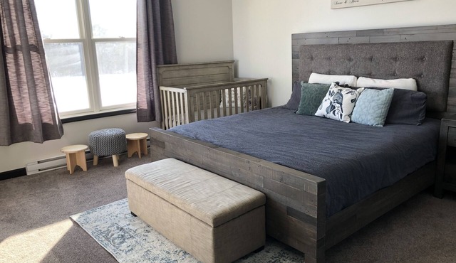 Peaceful Master Bedroom with Hot Tub