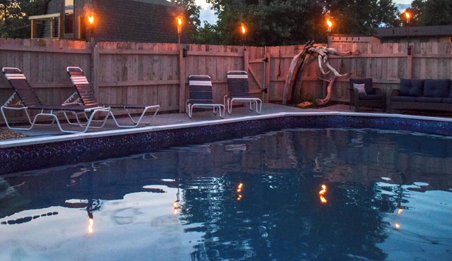 Pool Open Now – 2 Private Units, Sleeps 12, Kitchens in Both!