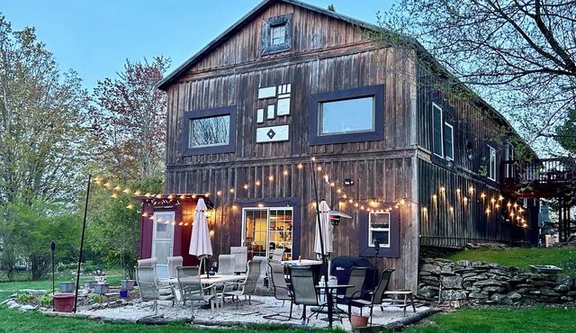 Private Catskills Estate: Historic Barn & Farmhouse on Expansive Land