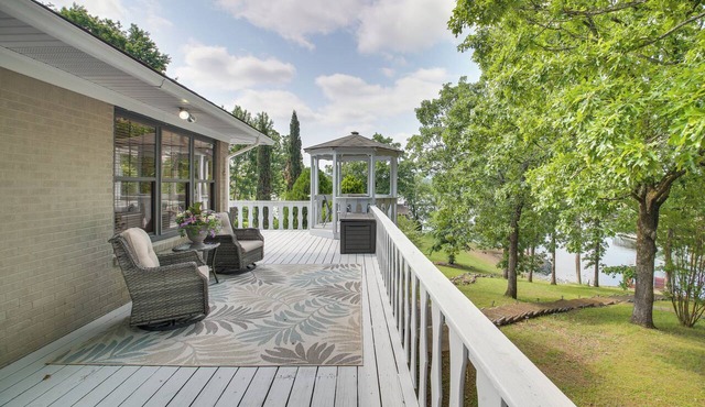 Private Pool: Lakefront Home in Hot Springs!