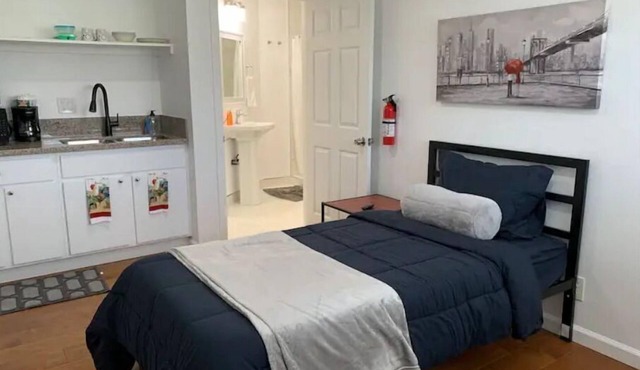 Private Studio/Downtown/Free Washer/Dryer/Fast Wi-Fi
