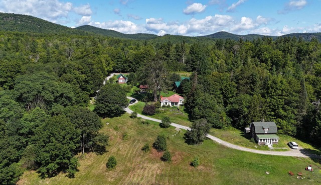 RESTORED HISTORIC ADIRONDACK BIRD CAMP NEAR GORE MT WITH LOVELY MOUNTAIN VIEWS