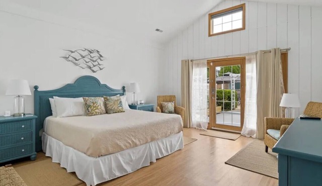 Seagull Room — Spacious Coastal Luxury with a Private Garden Patio