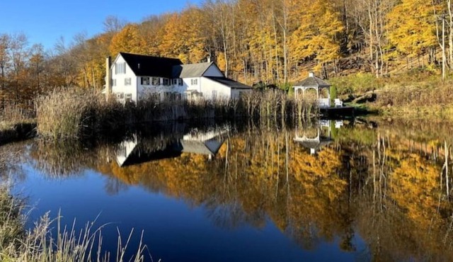 Spacious Catskills Farmhouse w/Private Pond