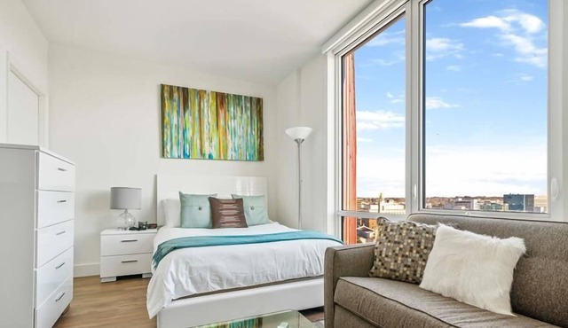 Spacious Studio | Kitchen + Laundry | Downtown White Plains
