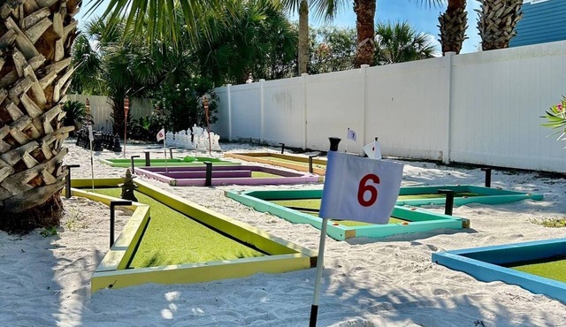 The Back Nine | Mini Golf Retreat | Steps to Beach
